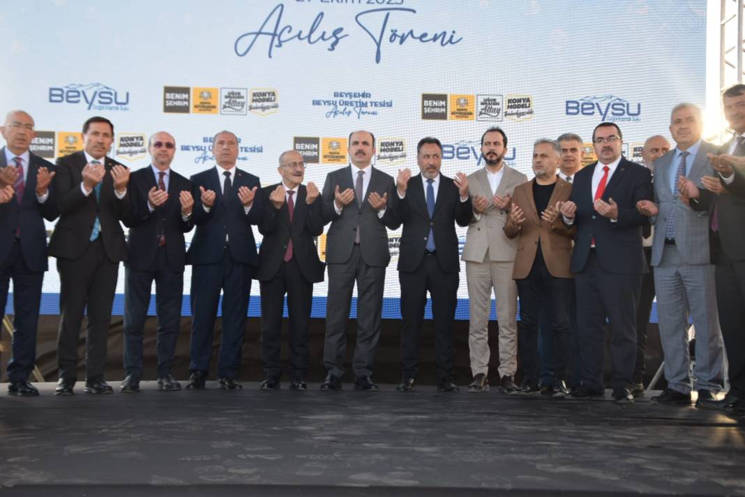 Konya’da açılan bu tesis Türkiye’ye su hizmeti verecek 1